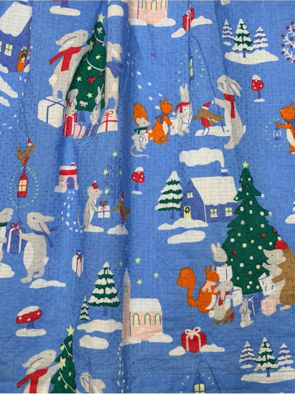 Mini Boden Woodland Christmas Smocked Dress - Picture 3 of 5
